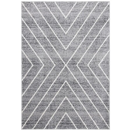 Safavieh 9 x 12 ft. Adirondack 251H Power Loomed Rectangle Area Rug Dark Grey & Ivory ADR251H-9